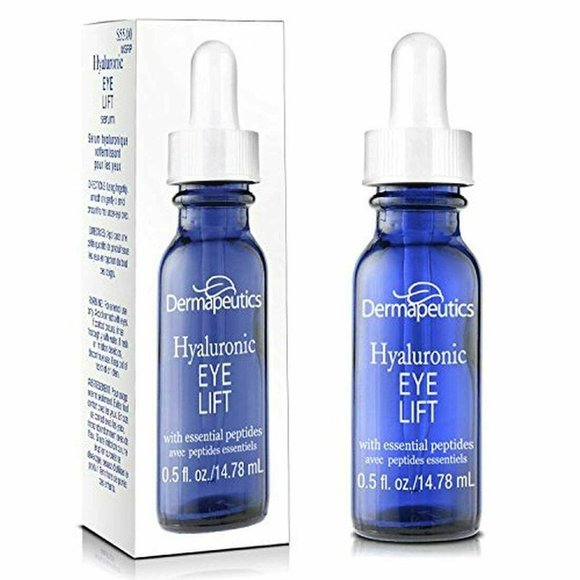 Dermapeutics Hyaluronic Eye Lift Serum Hyaluronic Essential Peptides 0.5 fl oz - Picture 1 of 8